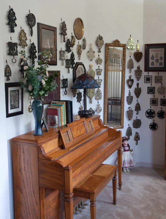 Anyique brass & cast iron trivets